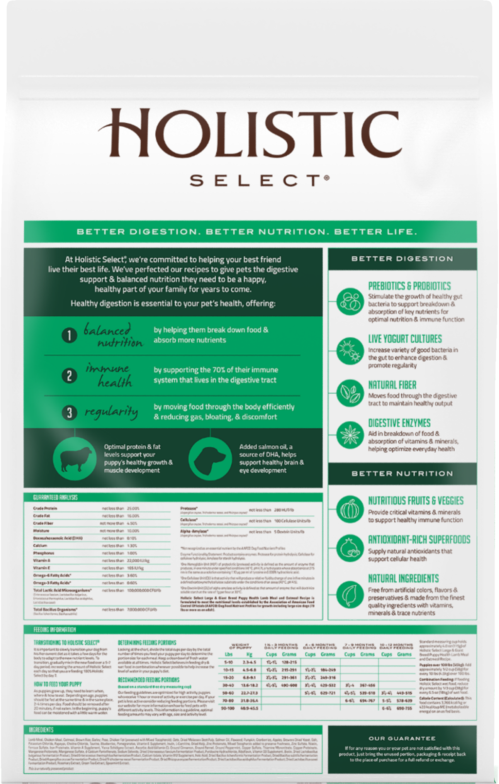 holistic select puppy health