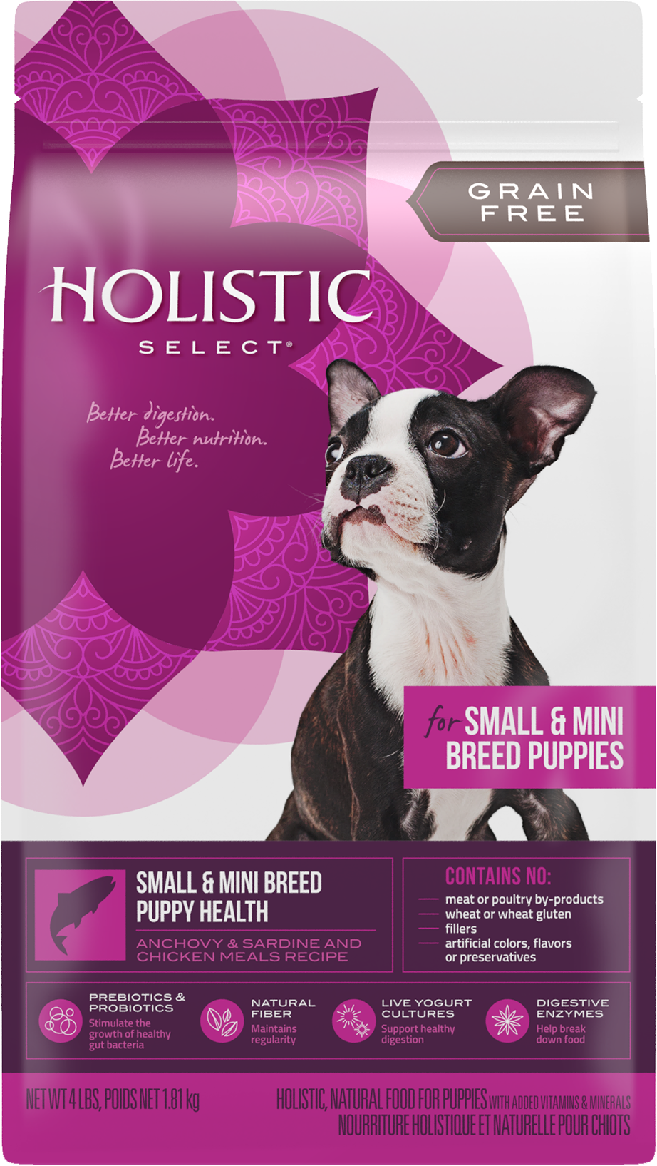 Grain Free Small & Mini Breed Puppy Health product packaging image thumbnail 3